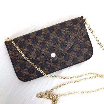 LOUIS VUİTTON FELİCE CLUTCH %100 HAKİKİ DERİ