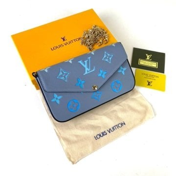 LOUIS VUİTTON FELİCE CLUTCH EMPREİNTE %100 HAKİKİ DERİ