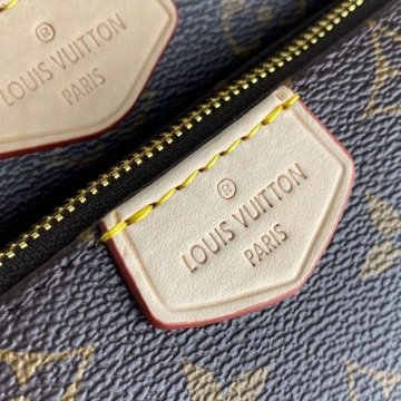 LOUİS VUİTTON MULTİ POCHETTE ACCESSOİRES %100 HAKIKI DERI MONOGRAM CANVAS SİYAH SAP