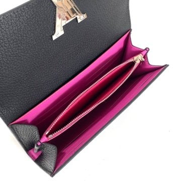 LOUİS VUİTTON CAPUCİNES WALLET %100 HAKİKİ DERİ CÜZDAN