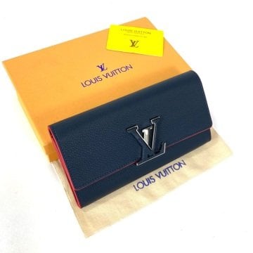 LOUİS VUİTTON CAPUCİNES WALLET %100 HAKİKİ DERİ CÜZDAN