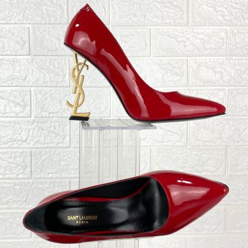 Yves Saint Laurent Opyum Pumps %100 hakiki deri stiletto