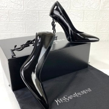 Yves Saint Laurent Opyum Pumps %100 hakiki deri stiletto