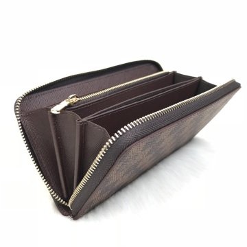 LOUIS VUITTON ZİPPY CÜZDAN HAKİKİ DERİ DAMİER