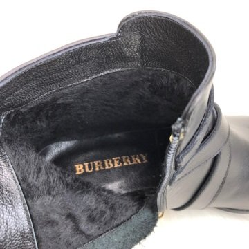 BURBERRY ANKLE %HAKİKİ DERİ BAYAN BOT