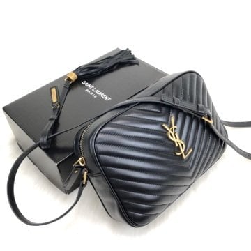 Yves Saint Laurent (YSL) Lou Camera bag %100 hakiki deri