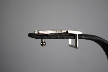 HERMES BUCKLE BELT SİYAH İNCE KEMER %100 HAKIKI DERI