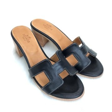HERMES OASİS SANDALS KROKO DESENLİ %100 HAKİKİ DERİ