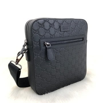 GUCCİ İMPRİME MESSENGER %100 HAKİKİ DERİ ERKEK POSTACI ÇANTA