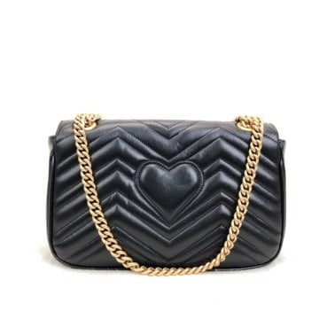 GUCCI MARMONT %100 HAKİKİ DERİ SİYAH