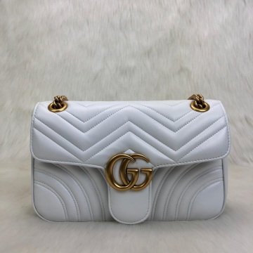 GUCCI MARMONT %100 HAKİKİ DERİ BEYAZ