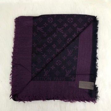 LOUIS VUITTON LOGOMANİA YÜN ATKI TABA