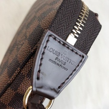 LOUİS VUİTTON POCHETTE ACCESSOİRES %100 HAKIKI DERİ DAMİER