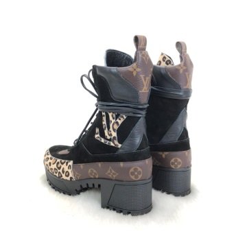 LOUİS VUİTTON LAUREATE PLATFORM DESERT BOOT %HAKİKİ DERİ