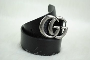 GUCCI DOUBLE GG BUCKLE KEMER %100 HAKIKI DERI