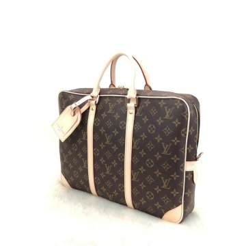 Louis Vuitton Porte Voyage hakiki vejital  deri