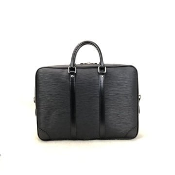 Louis Vuitton Porte Voyage %100 hakiki  deri Epi