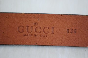 GUCCI DOUBLE GG BUCKLE KEMER %100 HAKIKI DERI