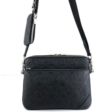 LOUİS VUİTTON TRİO MESSENGER ERKEK POSTACI %100 HAKİKİ DERİ