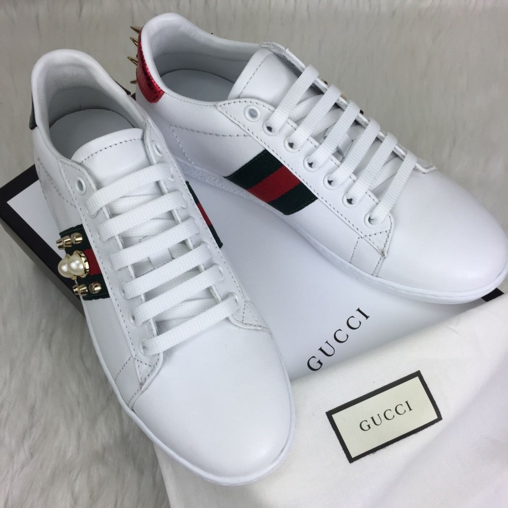 GUCCİ SNEAKERS BAYAN AYAKKABI %HAKİKİ DERİ