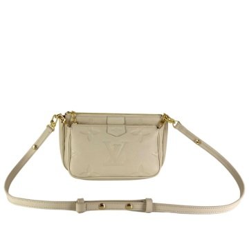 Louis Vuitton Multi Pochette Accessoires Oversized Empreinte %100 Hakiki deri
