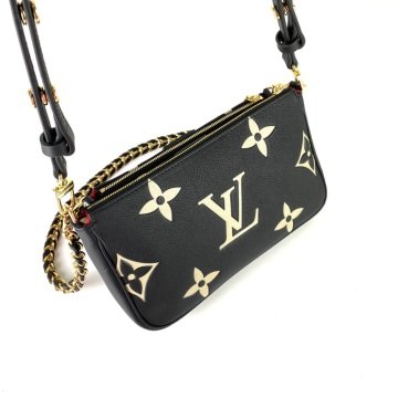 Louis Vuitton Multi Pochette Accessoires Bicolor Empreinte %100 Hakiki deri